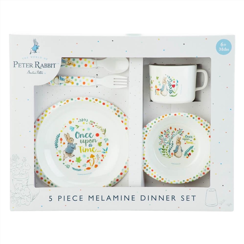 Beatrix Potter Peter Rabbit Melamine Dinner Set - 5 Piece/Product Detail/Diningware