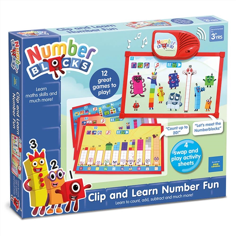 Numberblocks Clip & Learn Numb/Product Detail/Toys