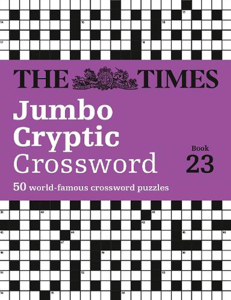 Times Jumbo Cryptic Crossword Book 23/Product Detail/Adults Activity Books