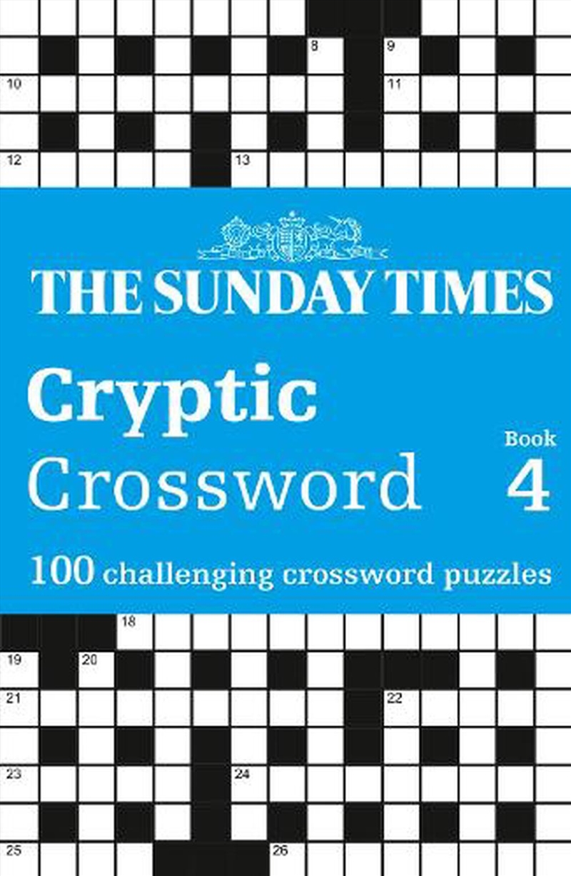 Sunday Times Cryptic Crossword Book 4/Product Detail/Adults Activity Books