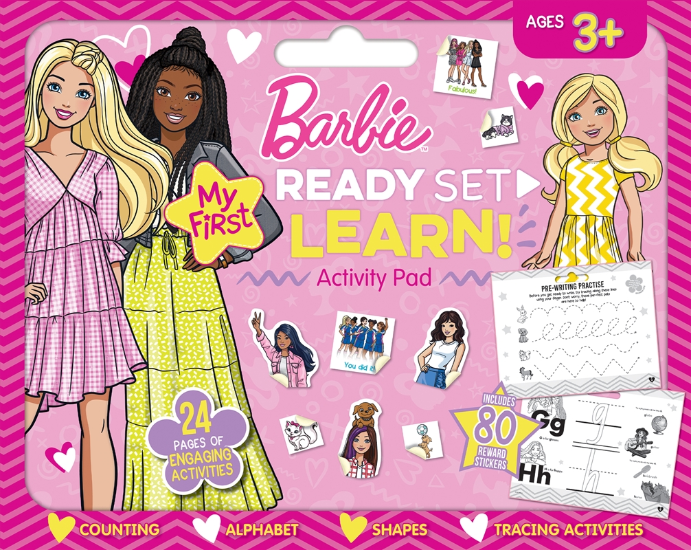 My First Barbie: Ready Set Learn! Activity Pad (Mattel: Ages 3+ Years)/Product Detail/Kids Activity Books