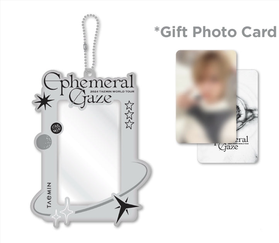 Taemin - Ephemetal Gaze 2024 Taemin World Tour Japan Official Md Photo Card Holder Keyring/Product Detail/KPOP Merch