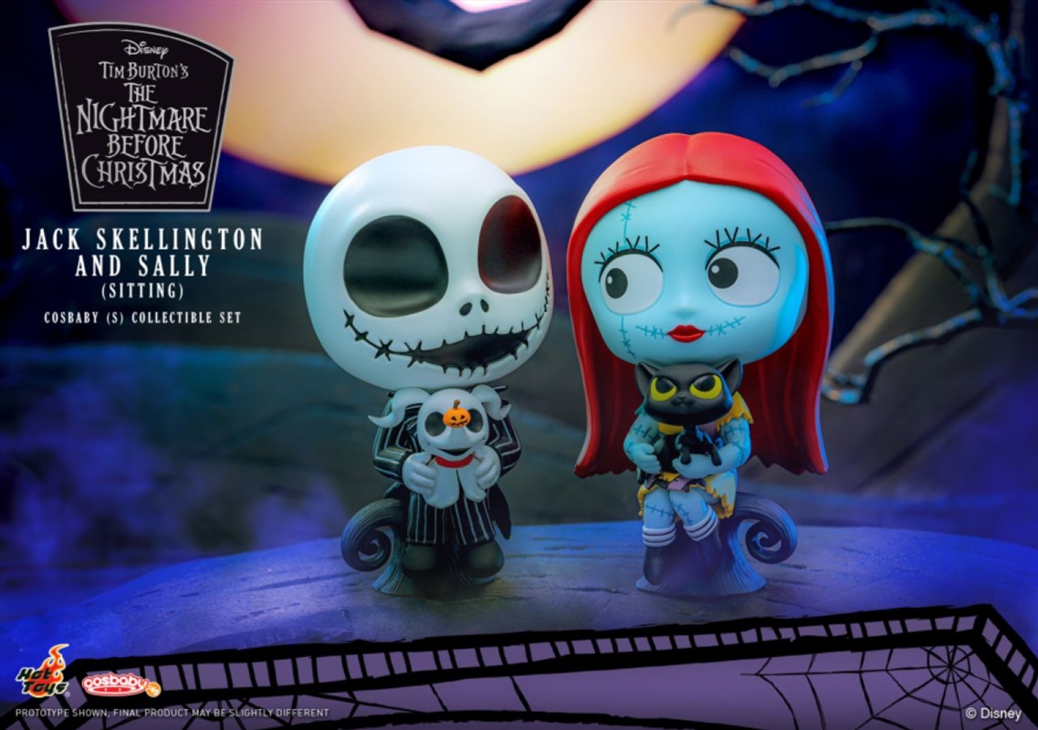 The Nightmare Before Christmas - Jack and Sally Sitting Cosbaby [2 Pack]/Product Detail/Figurines