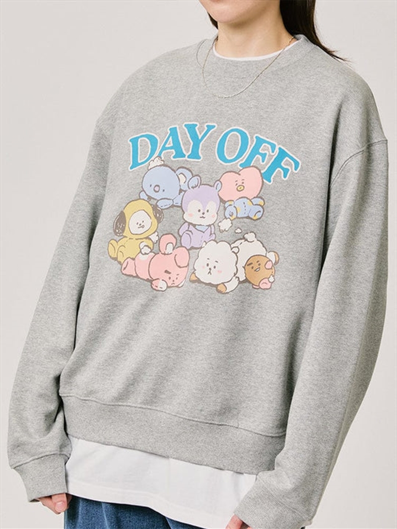 Bt21 - Basic Group Sweatshirt 2024 F/W Gray / M/Product Detail/KPOP Merch