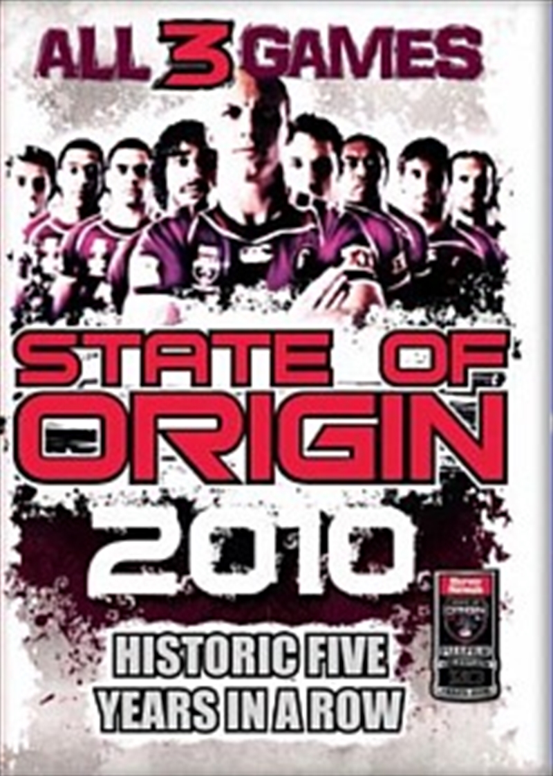 State Of Origin 2010 - All 3 Games/Product Detail/Sport