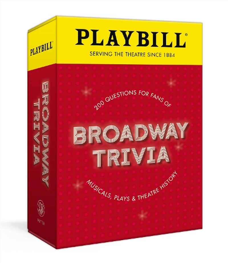 Playbill Broadway Trivia/Product Detail/Reading