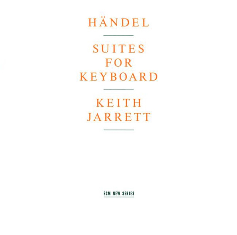 Handel:Suites For Keyboard/Product Detail/Jazz