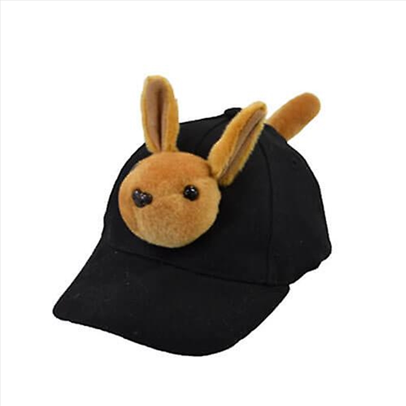 Kangaroo Cap - Youth Size - Black/Product Detail/Plush Toys