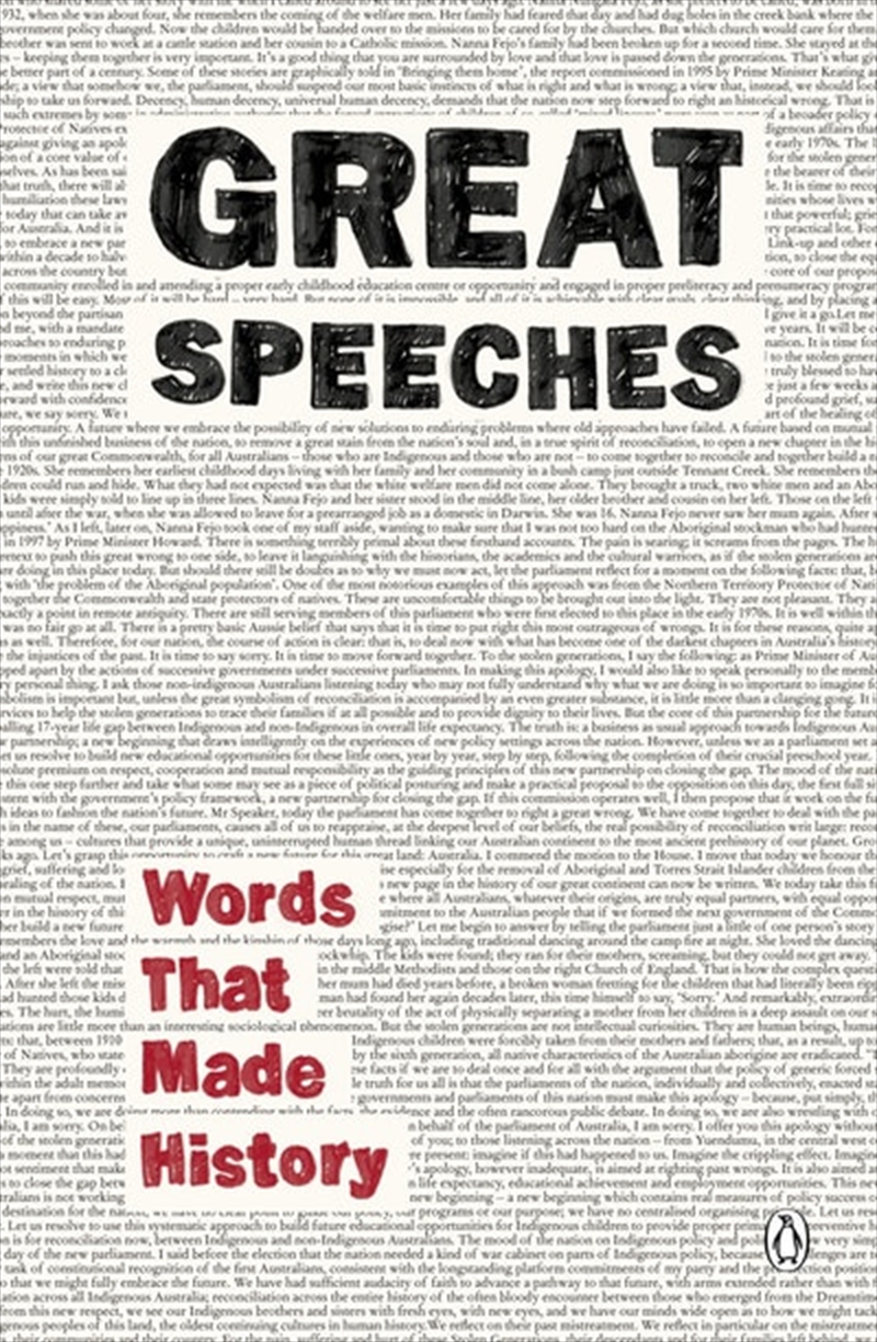 Great Speeches: Words That Mad/Product Detail/History