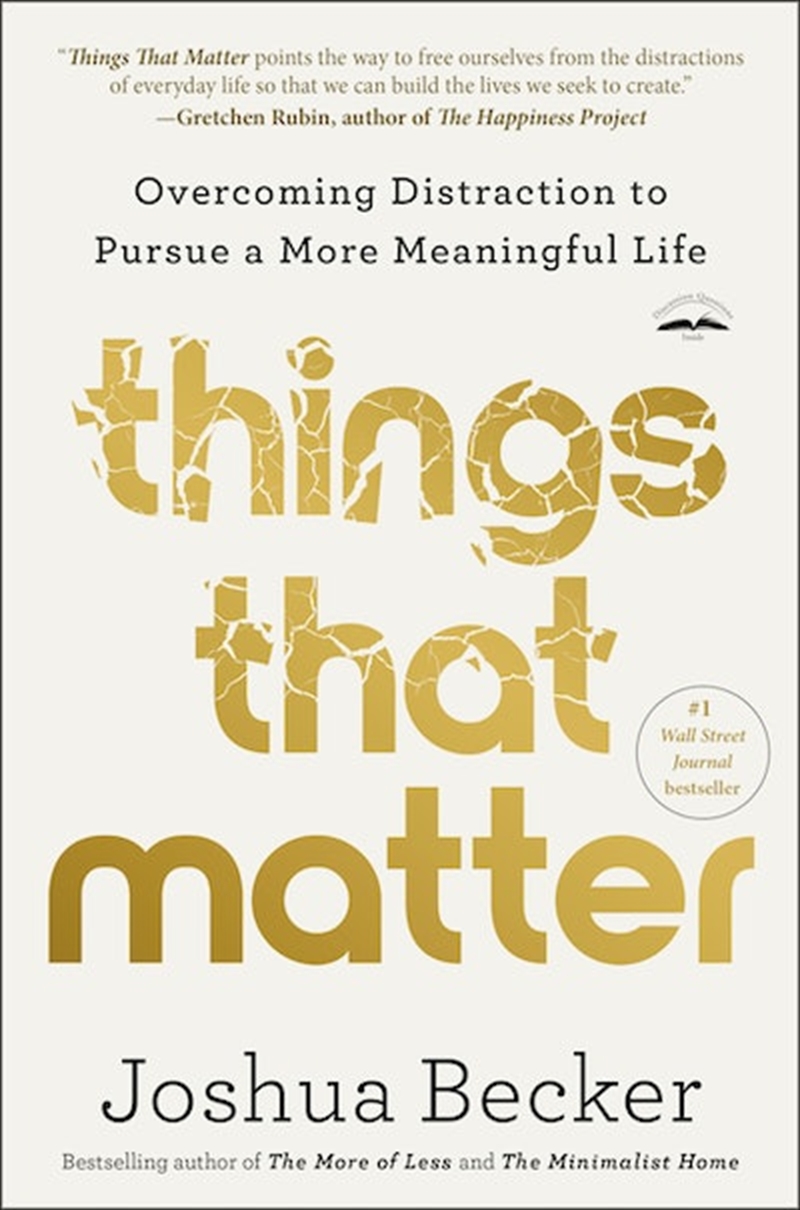 Things That Matter/Product Detail/Self Help & Personal Development