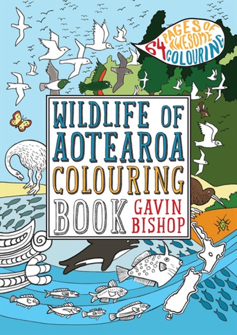 Wildlife Of Aotearoa Colouring/Product Detail/Kids Colouring