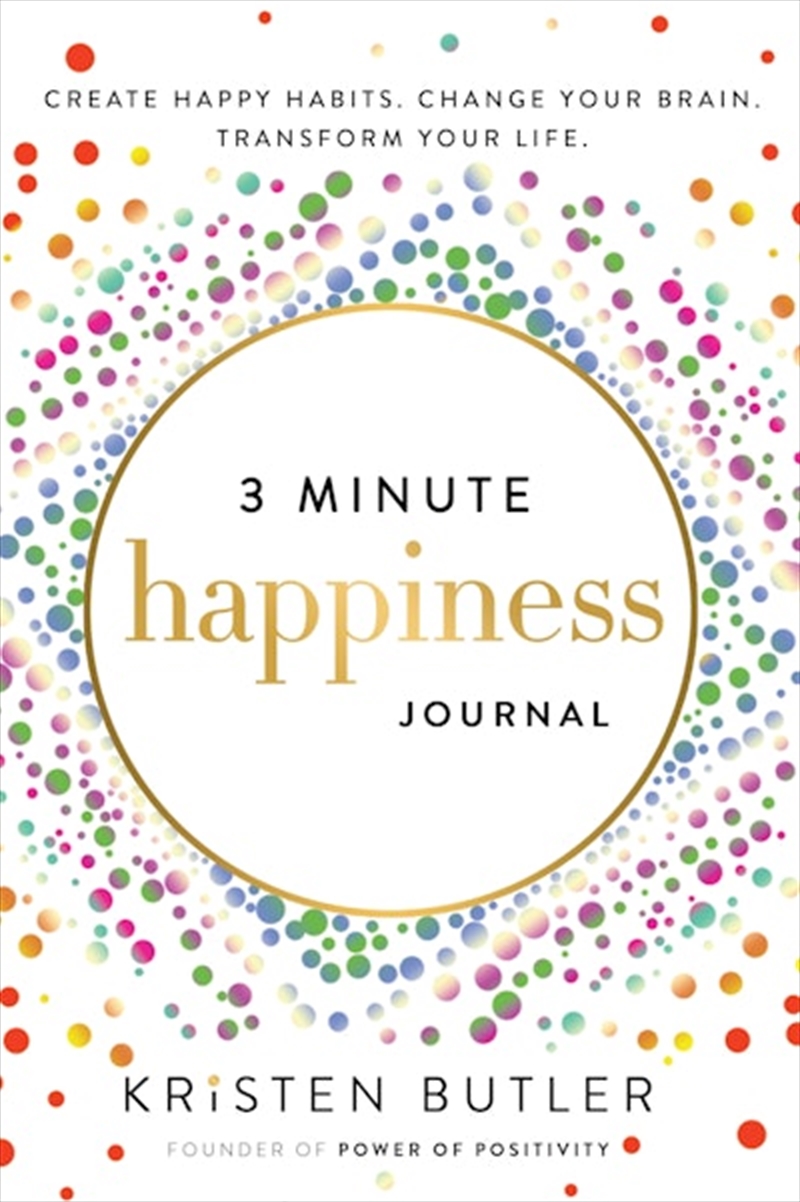 3 Minute Happiness Journal/Product Detail/Notebooks & Journals