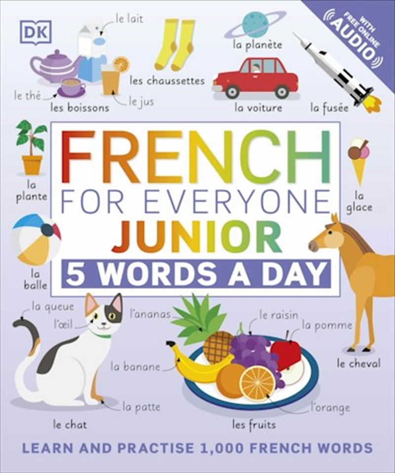 French for Everyone Junior 5 Words a Day/Product Detail/Society & Culture