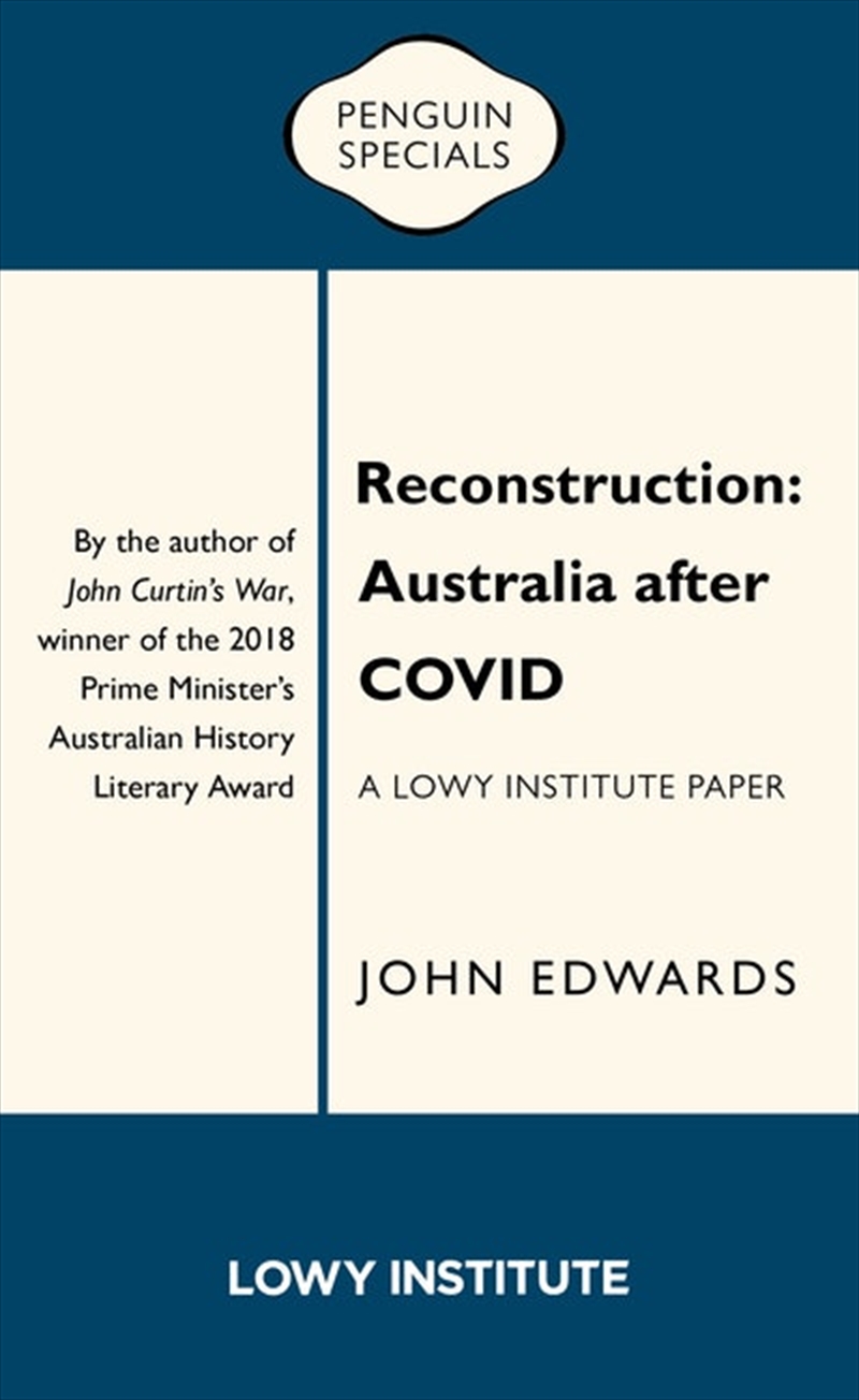 Reconstruction: A Lowy Institute Paper: Penguin Special/Product Detail/Reading