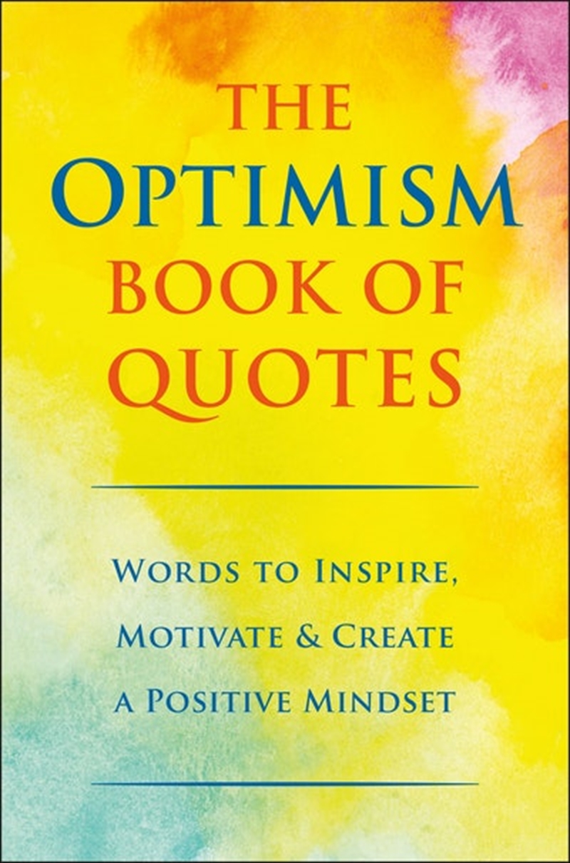 Optimism Book of Quotes/Product Detail/Reference & Encylopaedias