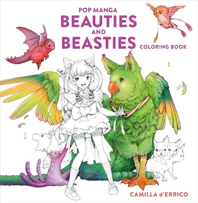 Pop Manga Beauties and Beasties Coloring Book/Product Detail/Adults Colouring