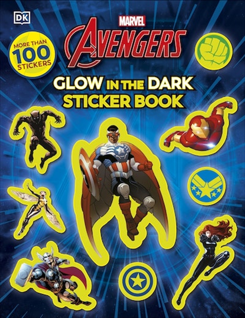 Marvel Avengers Glow in the Dark Sticker Book/Product Detail/Kids Activity Books