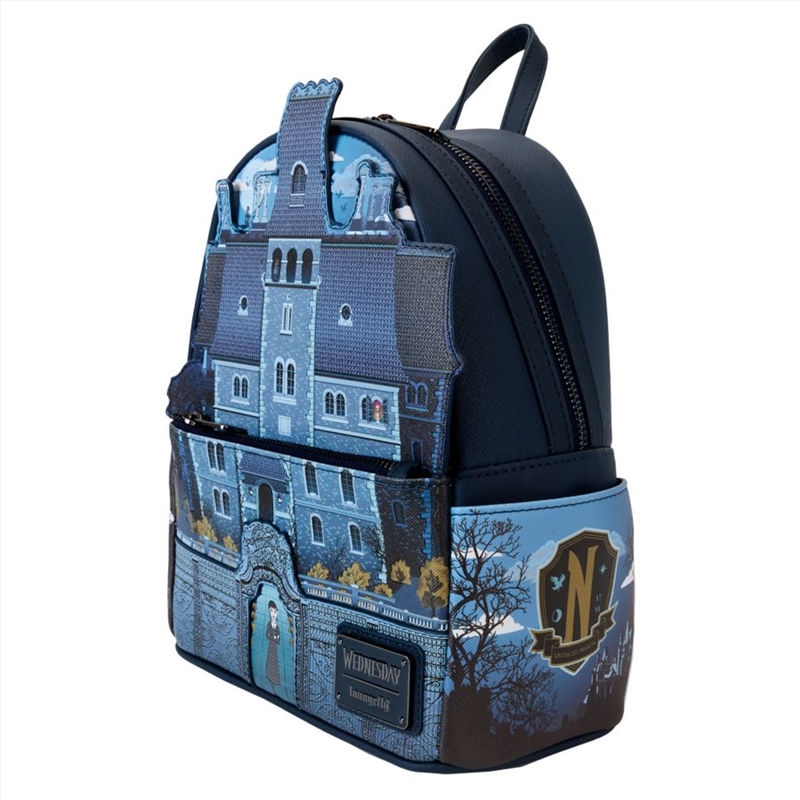 Loungefly Wednesday (TV) - Nevermore Academy Mini Backpack/Product Detail/Bags