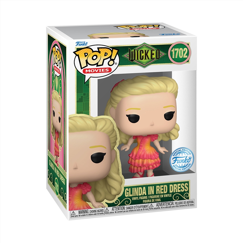 Wicked (2024) - Glinda in Red Dress Pop! RS/Product Detail/Movies