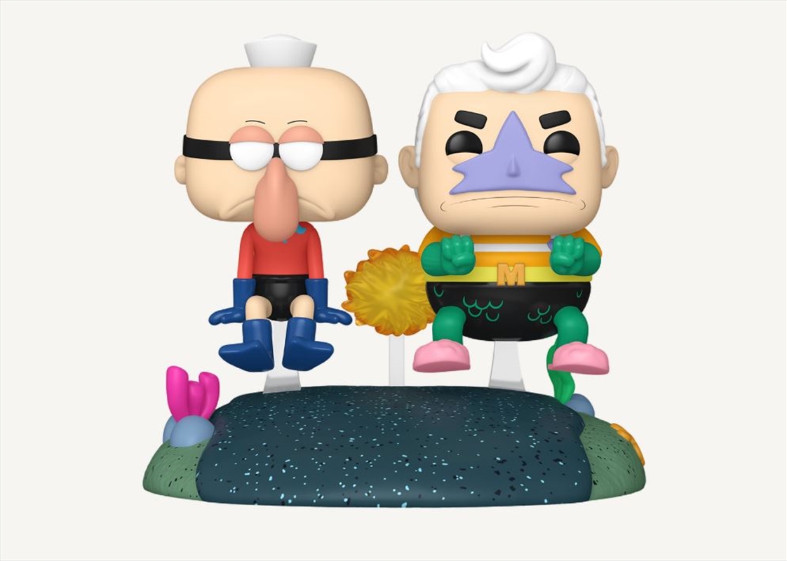 Spongebob - Mermaid Man & Barnacle Boy w/Invisible Car Pop! Ride RS/Product Detail/Pop Vinyl Rides