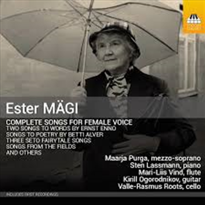 Complete Songs For Female Voice/Product Detail/Classical