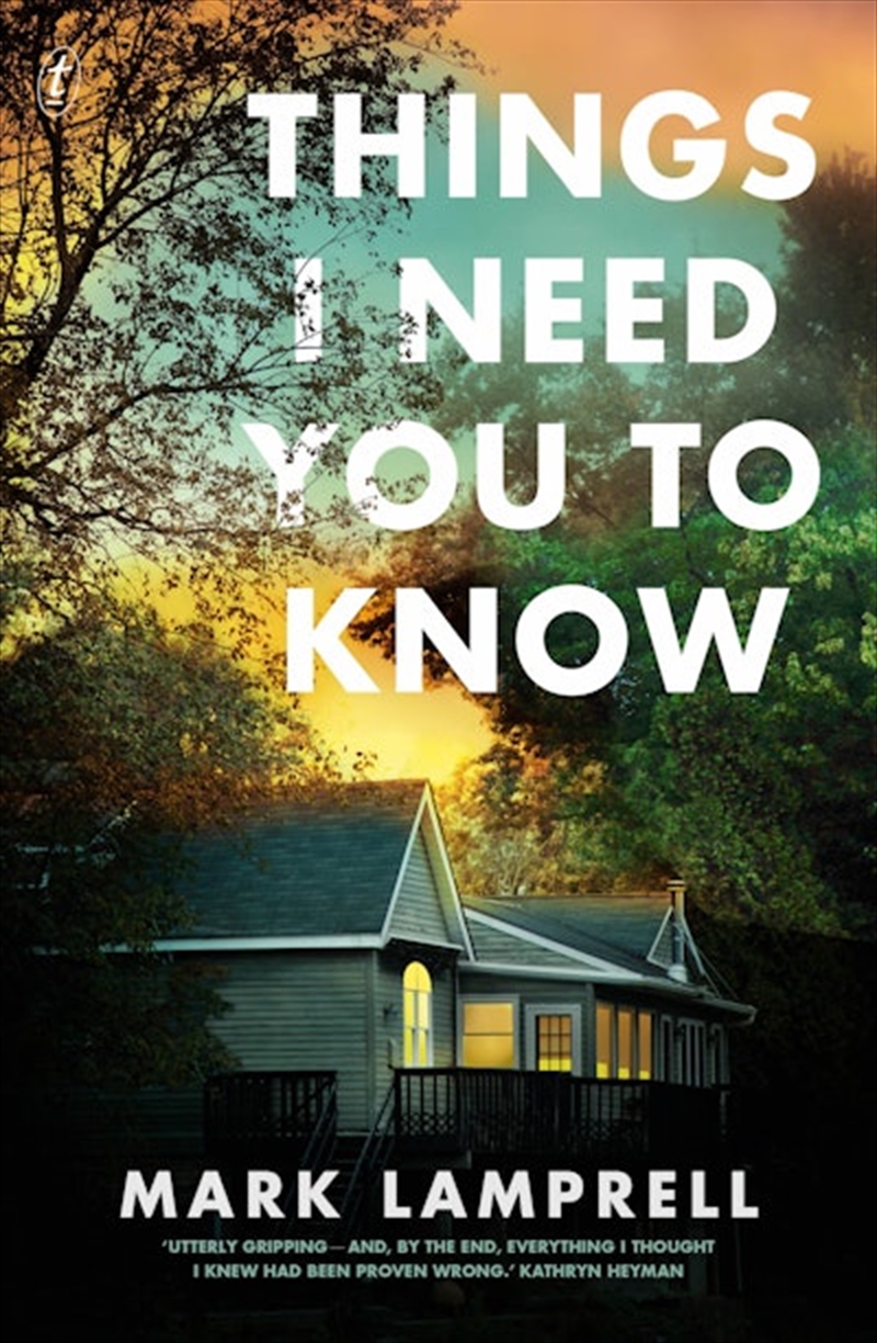 Things I Need You to Know/Product Detail/Thrillers & Horror Books