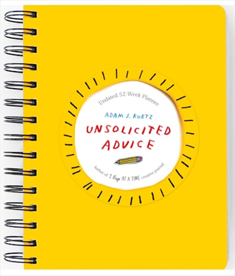 Unsolicited Advice Planner/Product Detail/Self Help & Personal Development