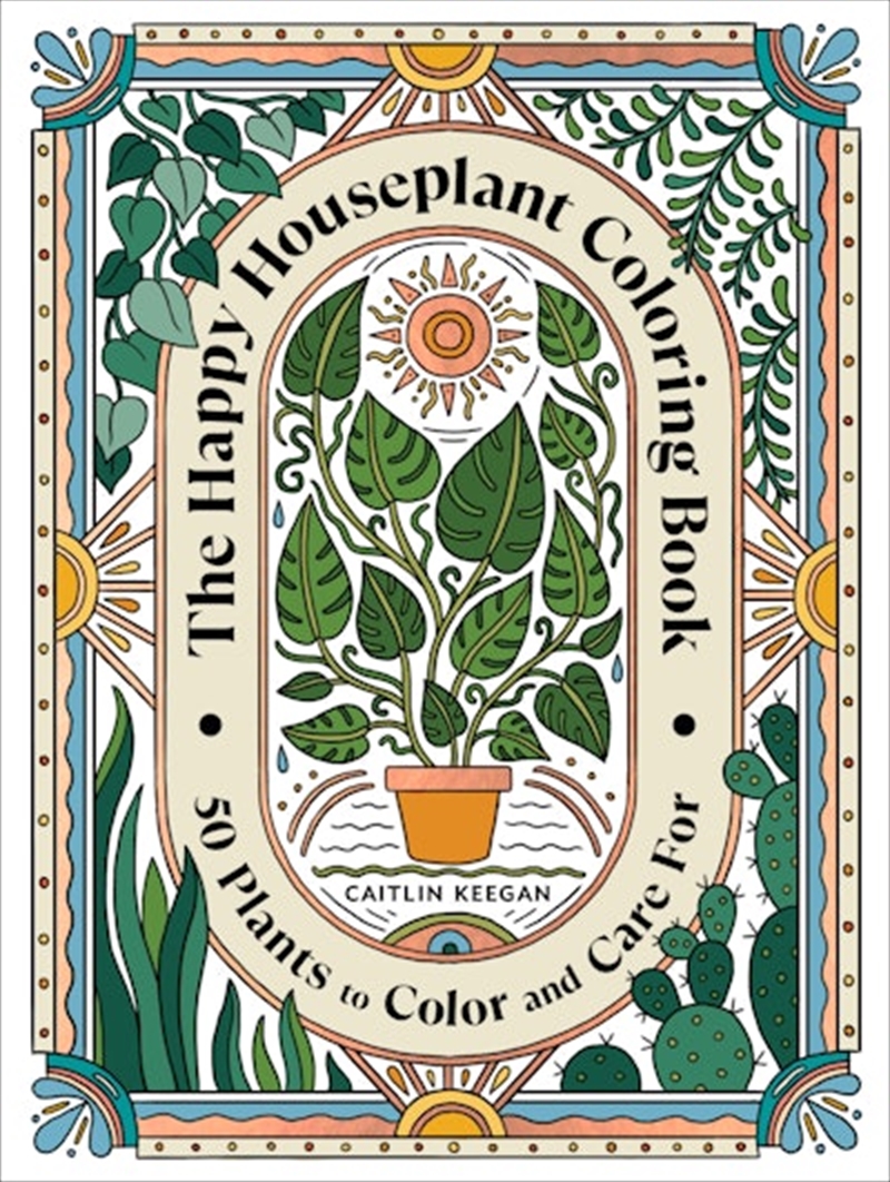 Happy Houseplant Coloring Book/Product Detail/Adults Colouring