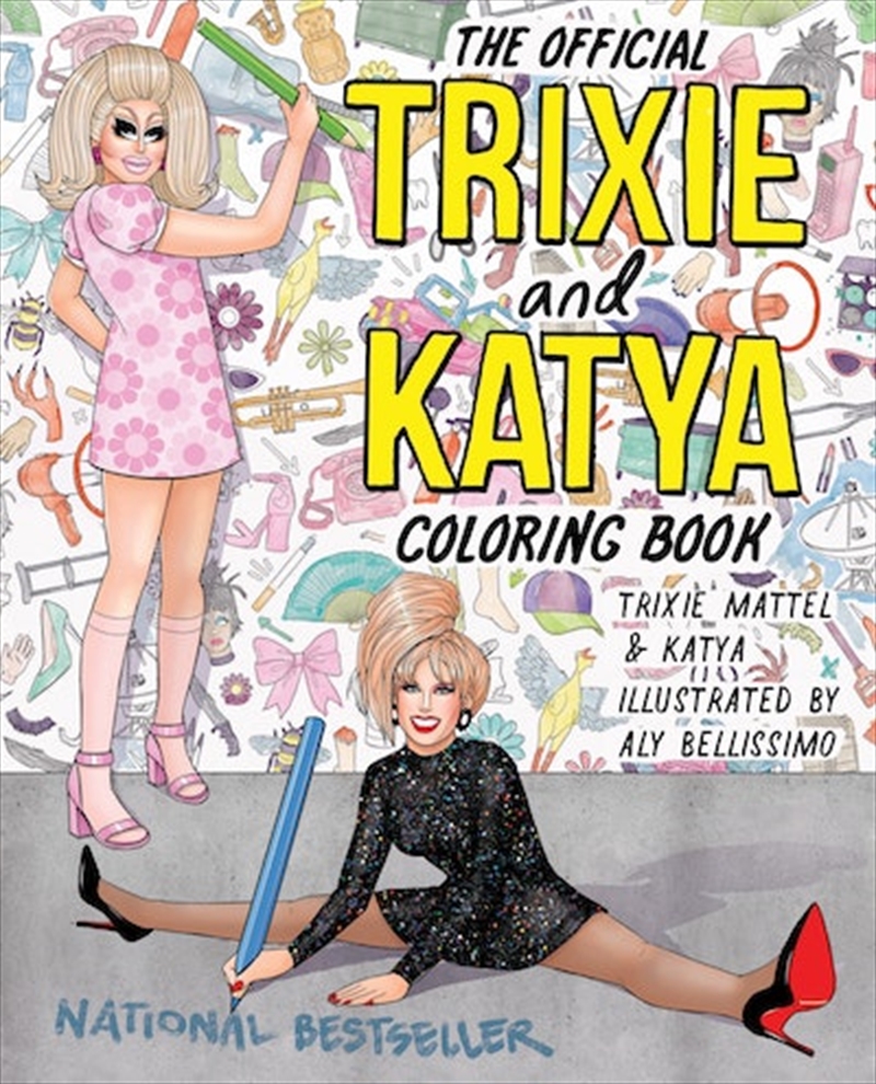 Official Trixie and Katya Coloring Book/Product Detail/Adults Colouring