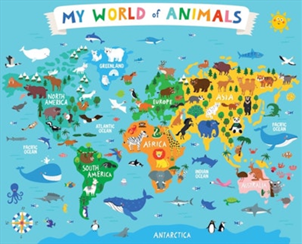 My World of Animals 36-Piece Floor Puzzle/Product Detail/Jigsaw Puzzles