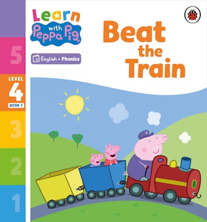 Learn with Peppa Phonics Level 4 Book 7 - Beat the Train (Phonics Reader)/Product Detail/Early Childhood Fiction Books