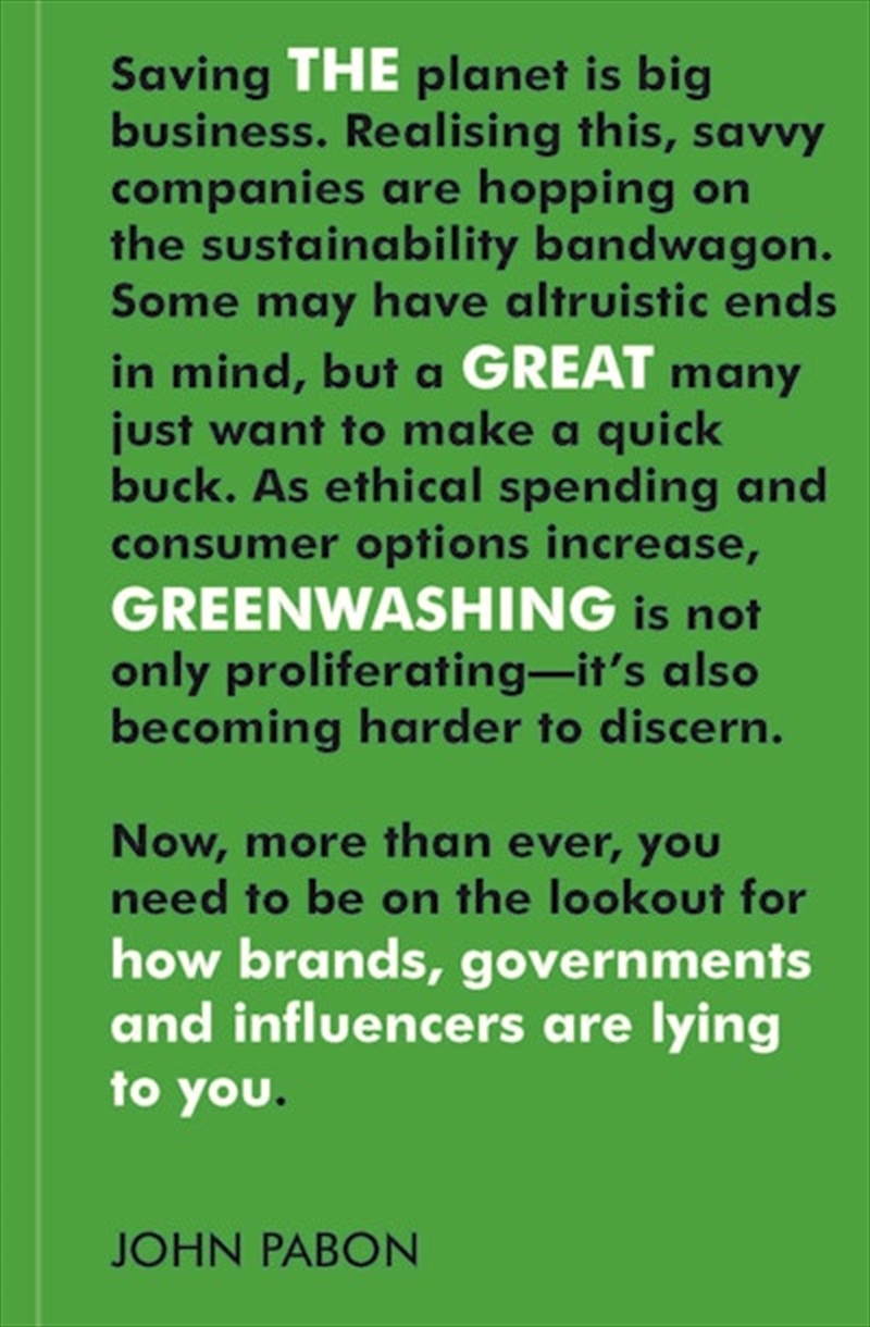 Great Greenwashing/Product Detail/Animals & Nature