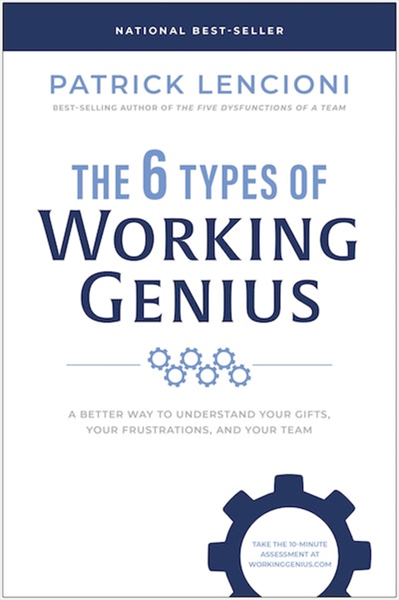 6 Types of Working Genius/Product Detail/Business Leadership & Management