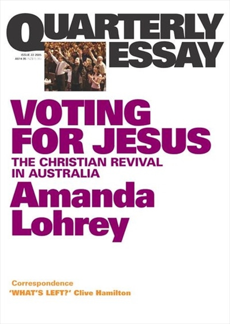 Voting for Jesus/Product Detail/Religion & Beliefs