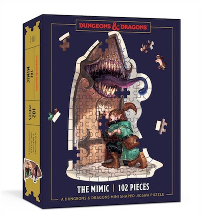 Dungeons & Dragons Mini Shaped Jigsaw Puzzle: The Mimic Edition/Product Detail/Jigsaw Puzzles