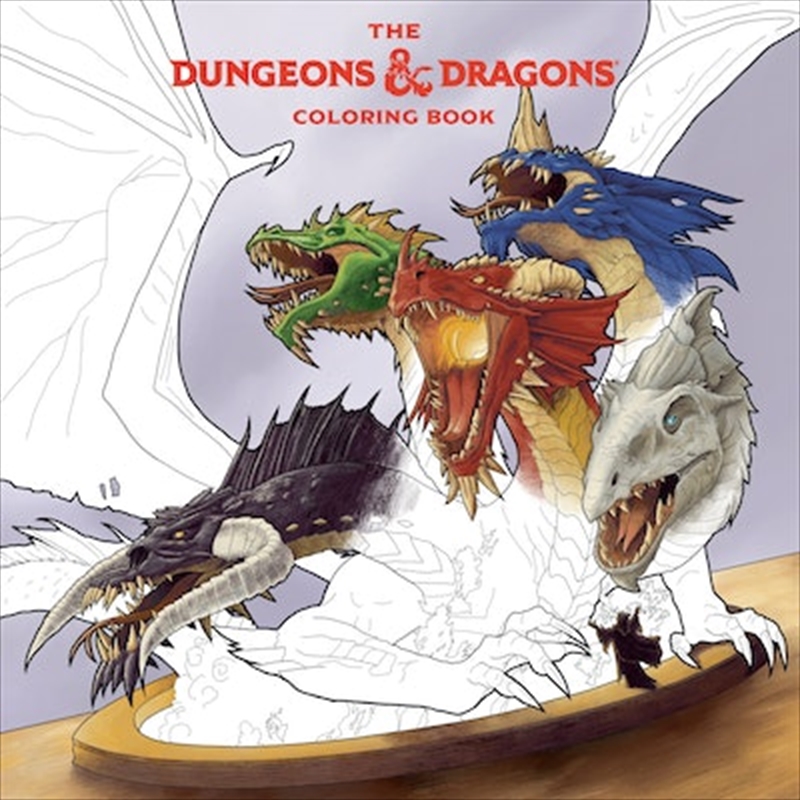 Dungeons & Dragons Coloring Book/Product Detail/Adults Colouring