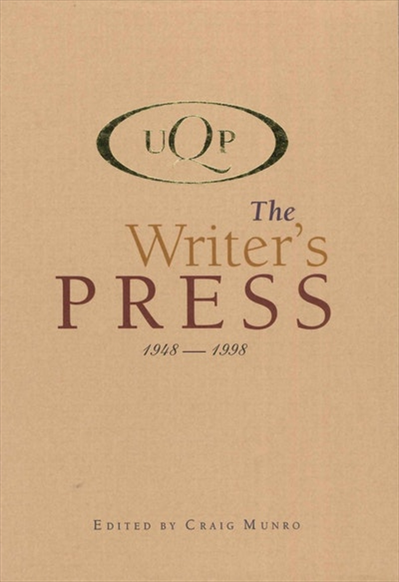 UQP The Writer's Press: 1948-1998/Product Detail/History