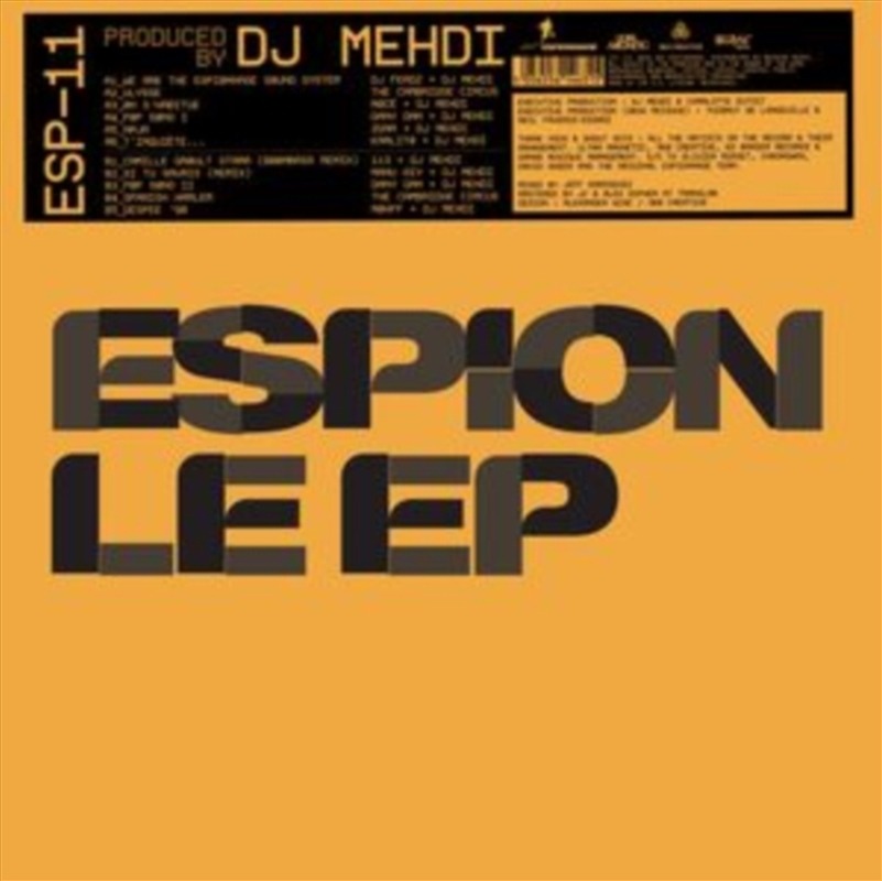 Espion Ep - Crystal Clear Viny/Product Detail/Dance