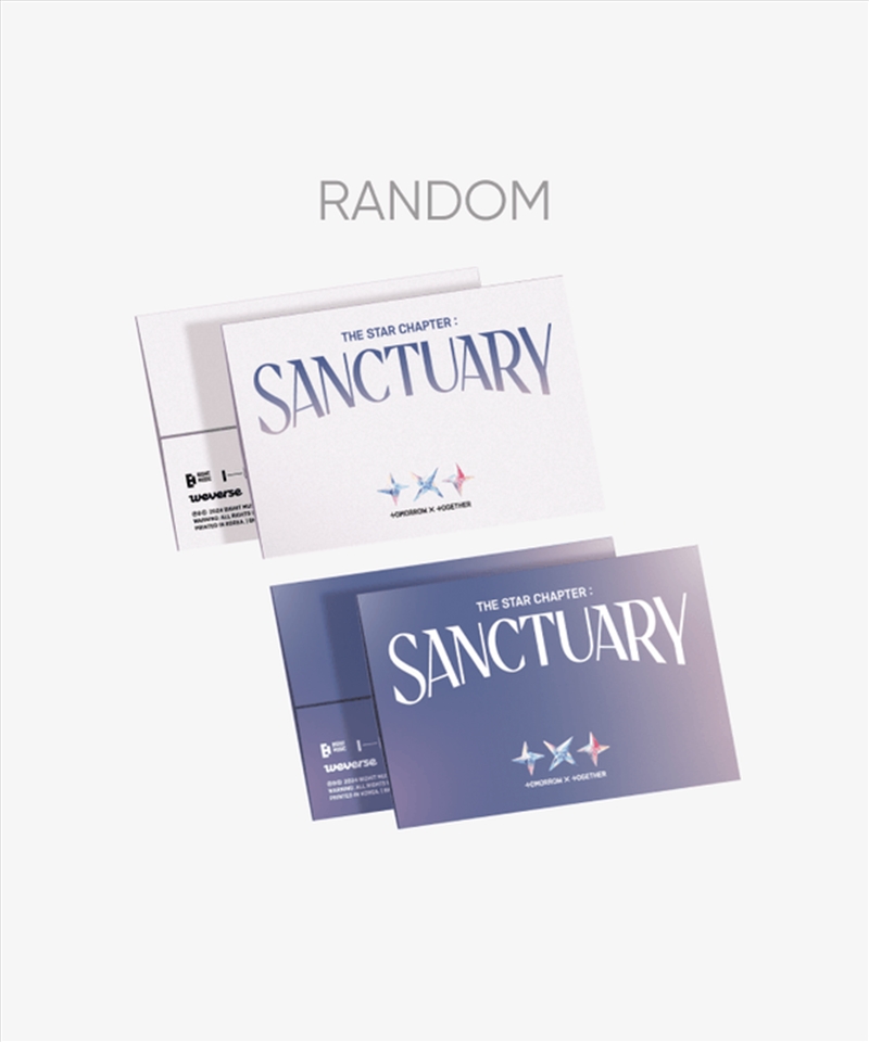 Txt - The Star Chapter : Sanctuary 7th Mini Album Weverse Gift Weverse Albums Ver Random/Product Detail/World