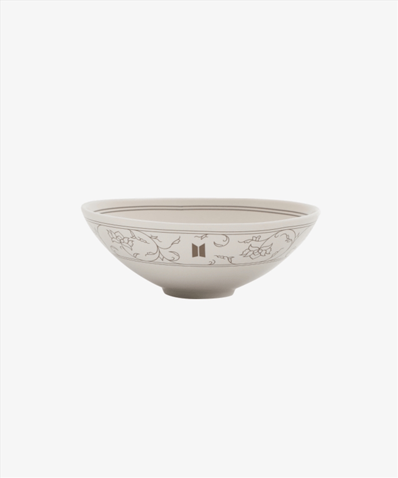 Bts - Dalmajung Bts X Mu:Ds OfficialMd White Porcelain Bowl With Inlaid Lotus Scroll (2nd Pre-Order)/Product Detail/KPOP Merch