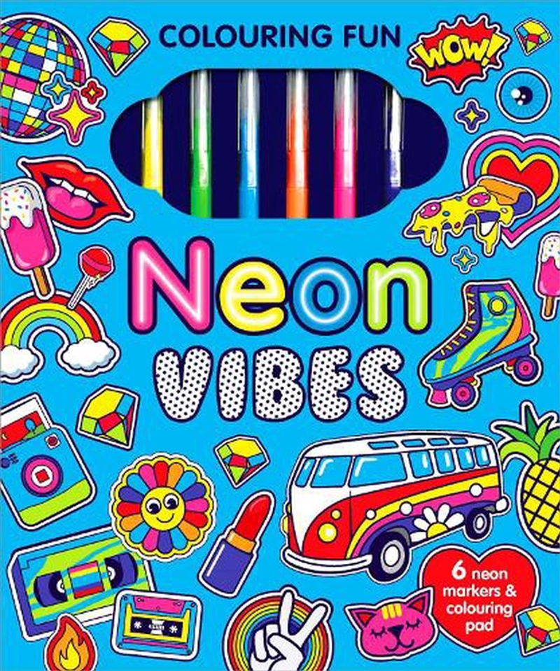 Markerific - Activity Folder - Neon Vibes/Product Detail/Kids Activity Books