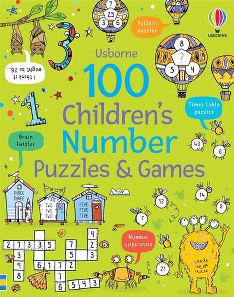 100 Children's Number Puzzles & Games/Product Detail/Kids Activity Books