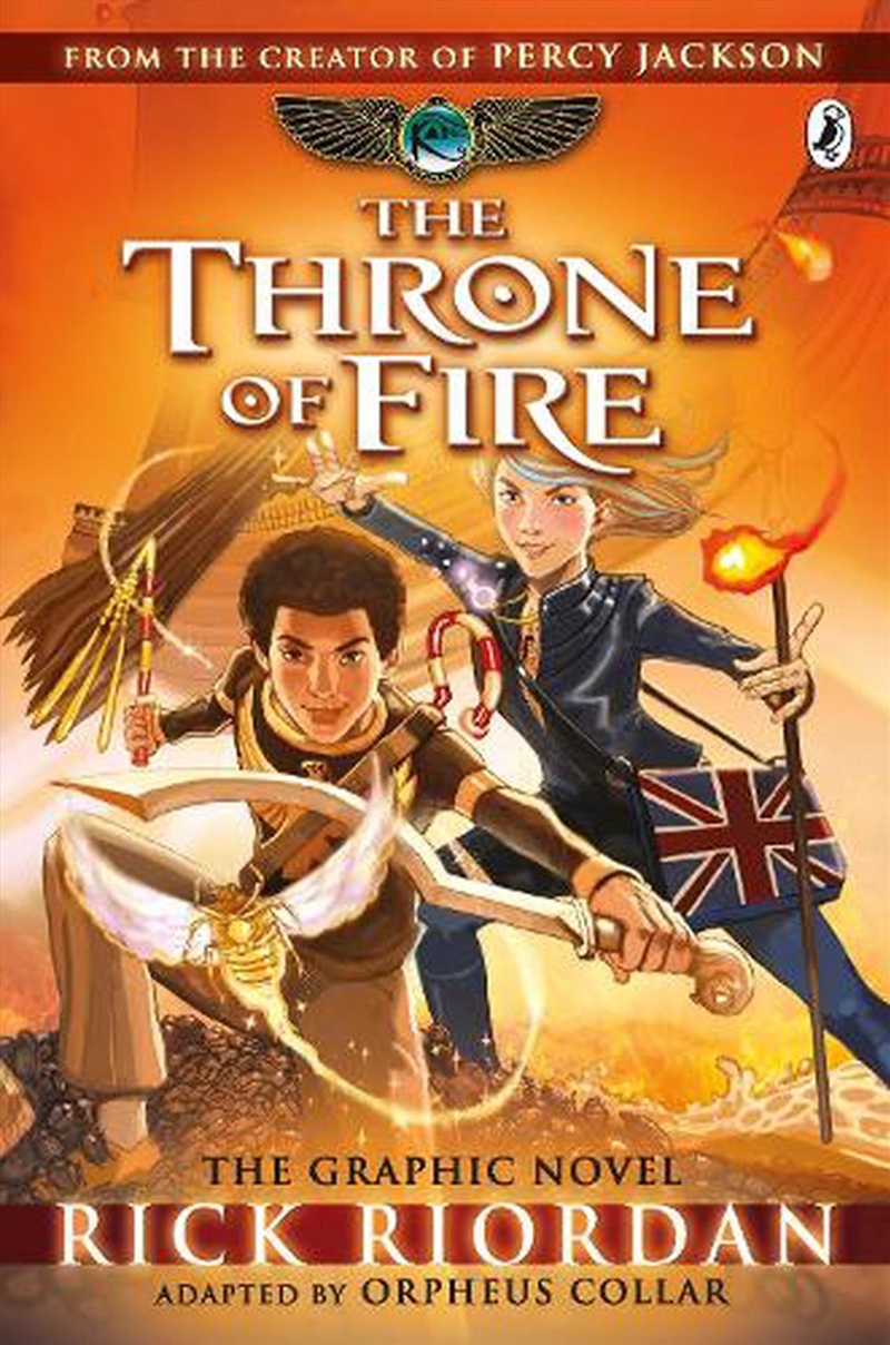 Throne of Fire: The Graphic Novel (The Kane Chronicles Book 2)/Product Detail/Childrens Fiction Books