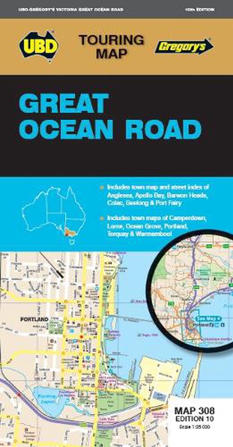 Great Ocean Road Map 308 10th/Product Detail/Travel & Holidays