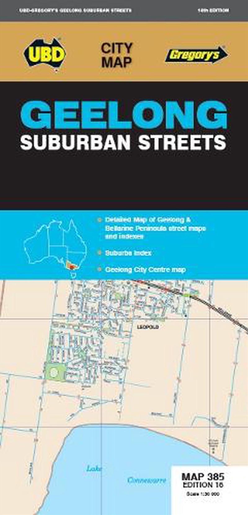 Geelong Suburban Streets Map 3/Product Detail/Travel & Holidays