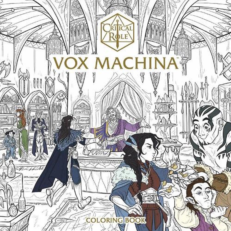 Critical Role: Vox Machina Coloring Book/Product Detail/Adults Colouring