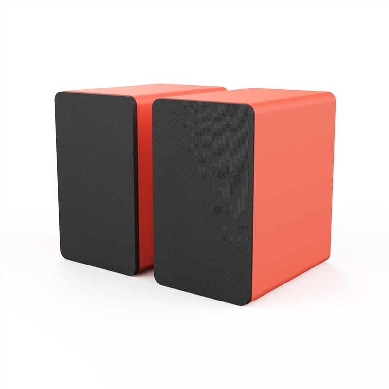 Silcron SLR05 Wireless Active Bookshelf Speakers with HDMI ARC - Red/Product Detail/Speakers