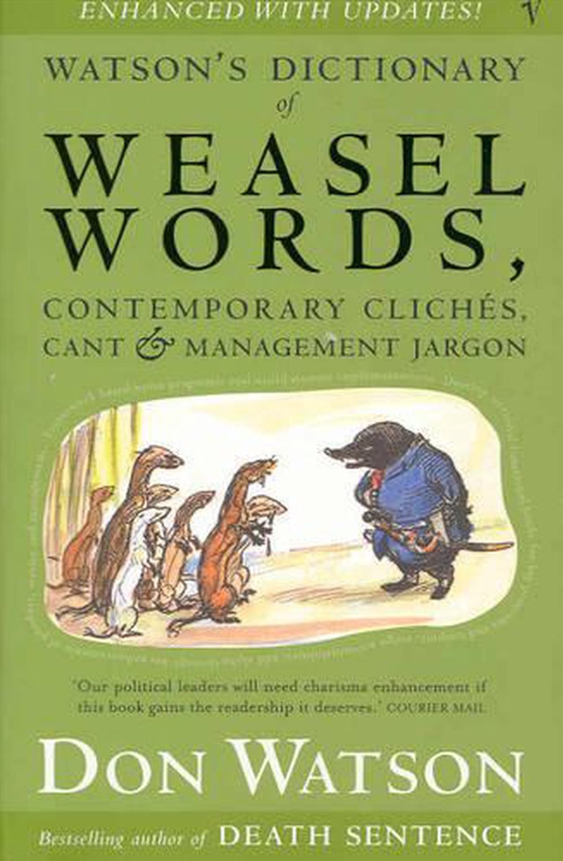 Watson's Dictionary Of Weasel Words/Product Detail/Literature & Poetry