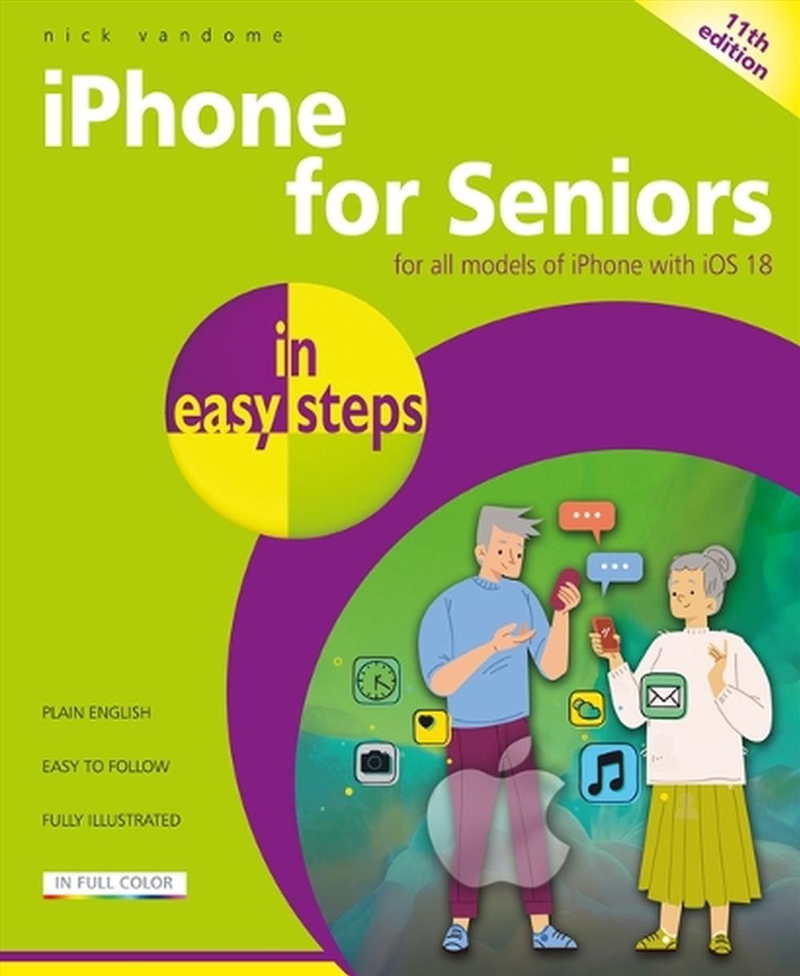 iPhone for Seniors in easy steps 11/e/Product Detail/Reading