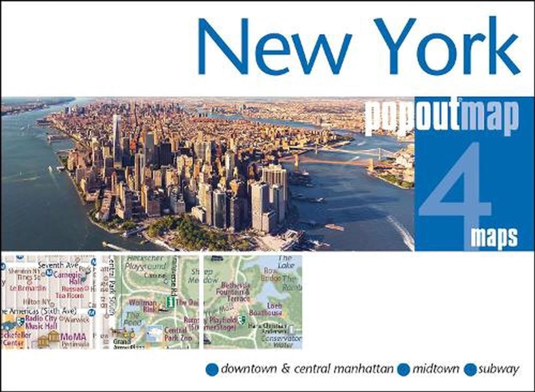 New York PopOut Map - pocket size pop up map of new york city/Product Detail/Travel & Holidays